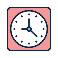 Get this amazing icon of wall clock in modern vector