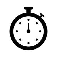 Icon showing a stopwatch for precise time measurement vector