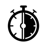 Stopwatch symbolizing a 30 minute duration or countdown vector