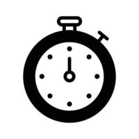 Icon showing a stopwatch for precise time measurement vector