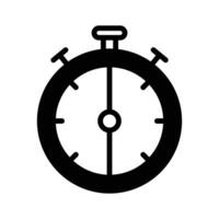 Stopwatch symbolizing a 30 minute duration or countdown vector
