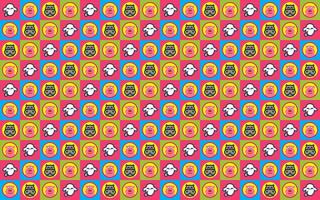 Animal Seamless Pattern Wrapping Paper design vector