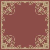Vintage frame background frames. Retro ornamental frame, vintage rectangle ornaments and ornate border. Decorative wedding frames, picture borders Damask graphic ornament. vector