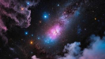 The milky way galaxy is seen in this image photo