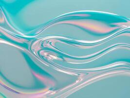 Abstract background with liquid waves photo