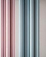 A close up of a curtain with different colors photo