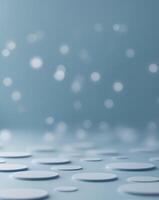 Abstract background with circles and bokeh effect photo