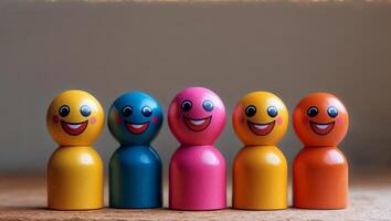 Five wooden people with the words, 5 ways to build a strong relationship with your team photo