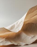 Smooth Aged Paper with Subtle Gradients and Textures photo