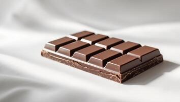 tempting chocolate a rich chocolate bar with a smooth texture a photo