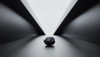 Solid black simple background with depth of field for a bold and dramatic effect photo