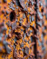rusty metal corrosion rust texture macro closeup background photo
