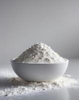 Studio Shot of Flour - Fine and Versatile Baking Essential in Focus photo
