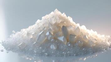 Pile of Cream of Tartar White crystalline with a slightly acidic photo