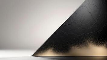 a black and gold textured background with gold highlights photo