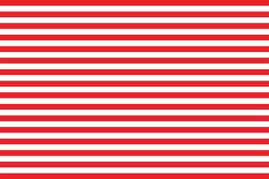 Red and white horizontal striped pattern . Abstract geometric Horizontal striped pattern . Horizontal striped background . illustration vector