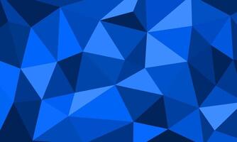 Background with dark blue color triangle pattern texture. Modern mosaic concept illustration design vector
