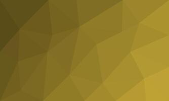 Flat polygonal gradient background. Modern geometric triangle pattern design elements in dijon yellow color vector