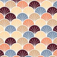 beautiful Japanese pattern for Lunar New Year decoration with abstract scales and half circular design. Background and wallpaper style for Chinese New Year. vector