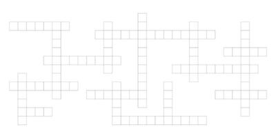 Isometric crossword puzzle icon with empty word boxes. Abstract design for web and marketing use. vector
