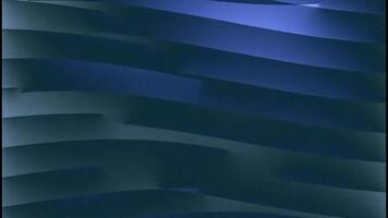Abstract 3d render, background animation with reeded glass effect, 4k seamless looped video