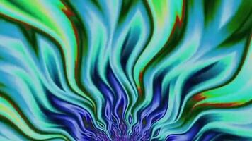 4k 3D animation of rows and rows of colorful stripes in a rainbow rippling. video