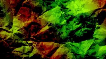 Abstract dark green wall background loop animation. Colorful texture motions with brush strokes. dark motion grunge. video