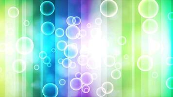 bubbles blue bokeh background animation. loop circle blur. colorful shiny bubbles. soft circles. video