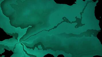 animation smooth flow motion liquid. abstract green wavy liquid. loop motion. video