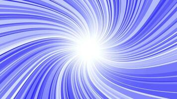 Animation loop burst blue rays. light blue stripes pattern. shiny light motion. video