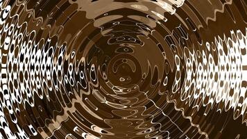 soft brown background with abstract light texture with ripple effect. circular wavy liquid. video