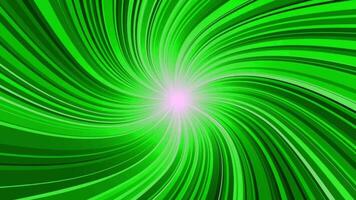 Animation loop burst green rays. light green stripes pattern. smooth motion. video