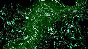 abstract acrylic texture with dark green waves. Liquid paint mixing backdrop with splash and swirl. soft liquid. video