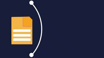 powerpoint presentation template. saving and opening documents. video