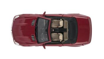 ALMATY, KAZAKHSTAN - May 4, 2014 - Collectible toy Mercedes-Benz SL 550 cabriolet isolated on white background photo
