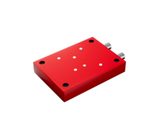 A Modern Rectangular Red Mini Vault Lock High quality 6 Lever Key Lock With 2 Bolts 3D Illustration png