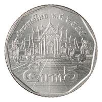 five thai baht coin photo