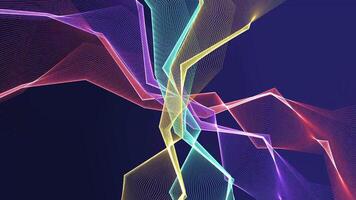 Abstract background of line movement video