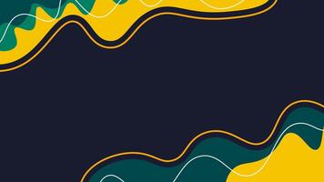 graphic illustration for background with abstract blue yellow green color theme and dark background, suitable for various content vector
