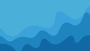 abstract blue background with wave accents, suitable for any content vector