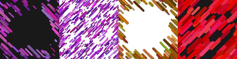 Abstract geometric background collection vector