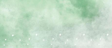 Soft Green Watercolor Background with Abstract Texture and Subtle Details vector