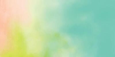 Soft Watercolor Gradient Background with Pastel Green, Peach, and Blue Tones vector