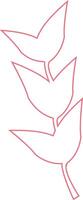 Green Sanctuary A Serene Leaf Sketch vector