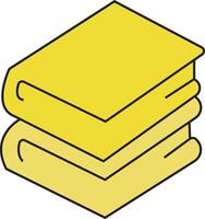 Stack 'Em High A Variety of Book Pile Illustrations vector