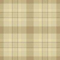 Graphic pattern tartan, 1970s textile plaid check. Customize texture background fabric seamless in light and amber colors. vector
