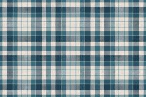 Trend plaid texture pattern, japan check fabric . Repetition textile seamless background tartan in cyan and white colors. vector