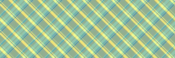 Bed plaid background fabric, november textile pattern. Improvement seamless check tartan texture in pastel and yellow colors. vector
