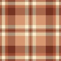Occupation texture textile, hanukkah tartan check fabric. Drawing background pattern seamless plaid in orange and red colors. vector