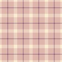 Long textile pattern seamless, mesh check plaid tartan. Menswear fabric background texture in light and pastel colors. vector